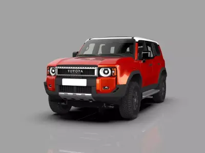 Toyota Land Cruiser LC250 2024 HQ interior 3D model