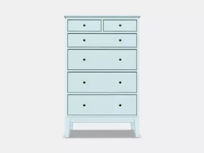 IDANAS Chest of 6 drawers 1 Low-poly 3D model