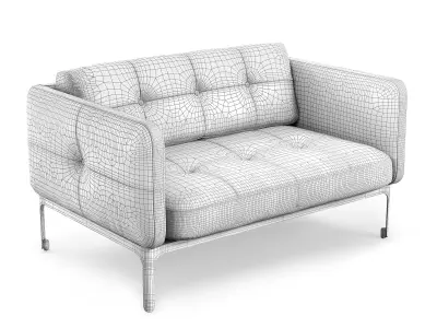 Moroso modernista sofa 130 3D model