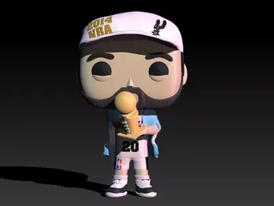 Funko Ginobili  3D print model