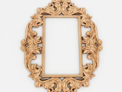 Frames for mirrors and paintings 20 pieces Set-1 3D model