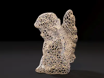 Angel statue 3D print model