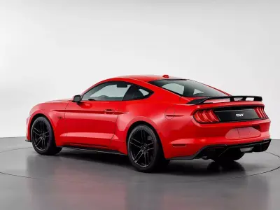  Red Ford Mustang GT Low-poly 3D model