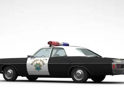 Dodge Polara Police 3D model