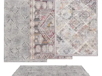 Rugs No 1035 Low-poly 3D model