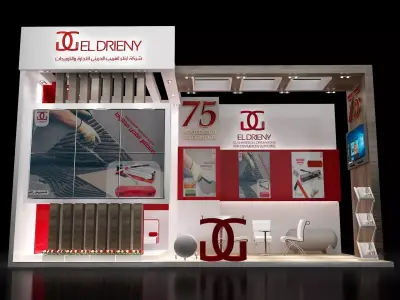Booth Exhibition Stand a200 3D model