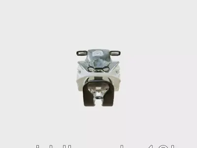 Streamlined Snow Racing Sled with Advanced Braking model pack Low-poly 3D model