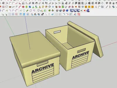 BASKET 05 Low-poly 3D model