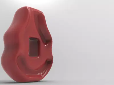 Bohha Vase Low-poly 3D model