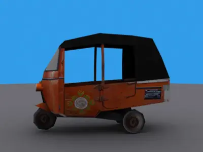 Bajaj Jakara Indonesia Low-poly 3D model