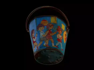 Vintage Bucket 3D print model