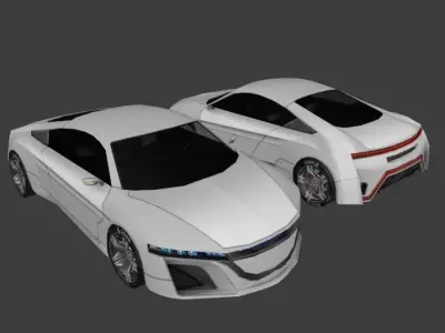 Game Ready Concept Cars Pack Low-poly 3D model