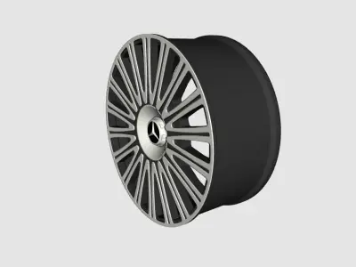 Wheels mercedes maybach s600 pullman 3D model