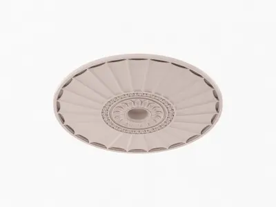Classic Ceiling Medallion 01 3D model