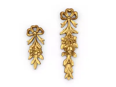 Classic decor ornament 70 3D model