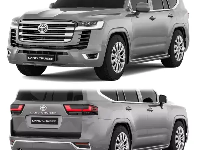 Toyota Land Cruiser 300 3D model from CGTrader