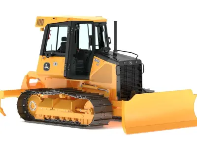 John Deere 650J Crawler Dozer 3D model