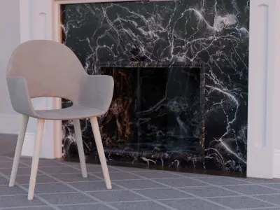Chair dining 3D model purchase