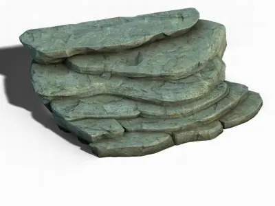 Stone Town Magic Cave - Stone Steps 21 3D model