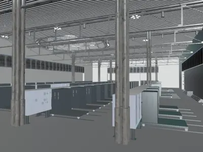 Factory site Fabric Plant 3D model
