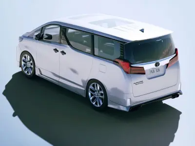 Toyota Alphard Executive Lounge 2019 3D model