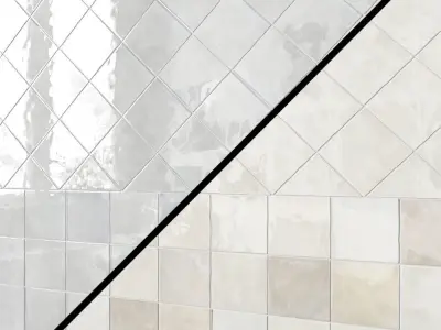 Cloe 5 x 5 Ceramic Field Tile 3D model