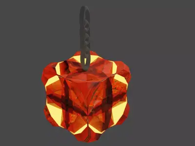  Chinese  Street Lamp China Lantern Vintage Lamp Lantern Free 3D model