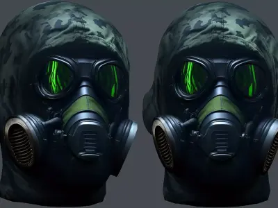 Helmet 3d model military combat Military Low-poly VR Low-poly 3D model buy