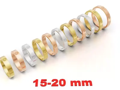 LOVE Ring Small Model 3D print model