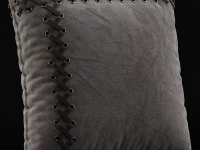 RH  Pillow Cover - View Specifications topology 3d model Low-poly 3D model