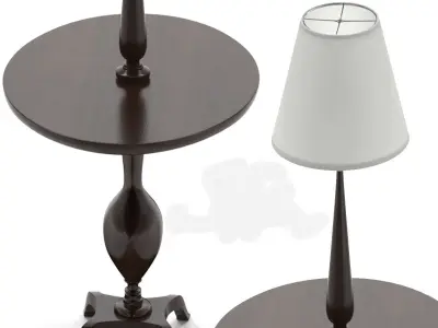 Ovalesque floor lamp 3D model