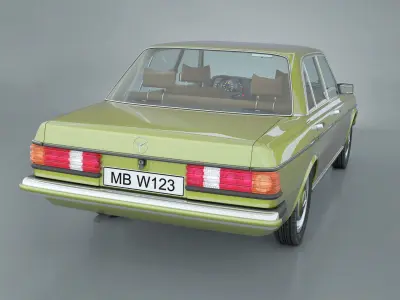 Mercedes-benz w123  3D model