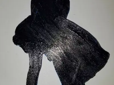 Marilyn Monroe Silhouette Free 3D model