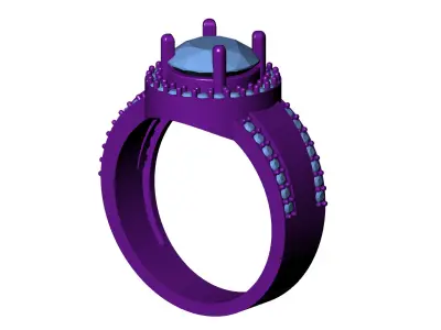 Gents Ring 3D print model buy