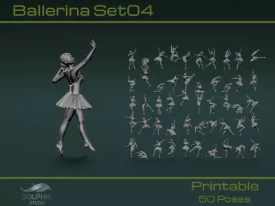 Ballerina Set04 3D model