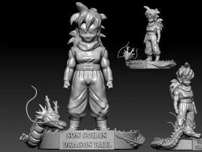 Son Gohan 3D model