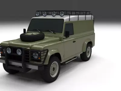 Land Rover Defender 110 Hard Top 3D model