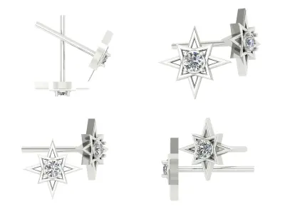 Earrings od65 3D print model