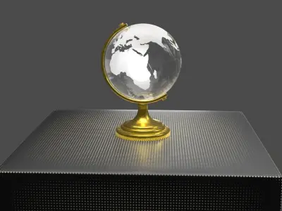 Globe Free low-poly 3D model
