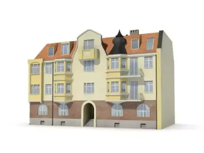 Colorful Building 3D model
