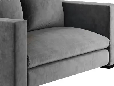 DESEO COPPER BROWN PERFORMANCE VELVET 3D model