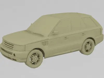 range rover 3D print model