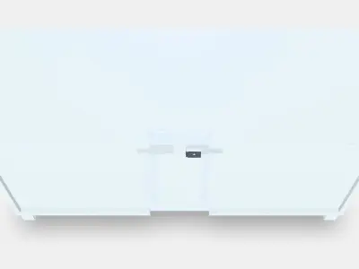 BESTA TV bench with doors 23 Low-poly 3D model