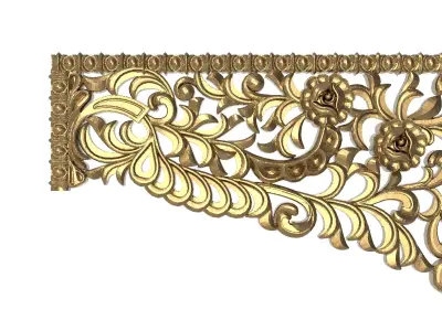 decorative pattern ready for 3D printing 3D model 35