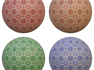 tile patterned 117-seamless-4k-pbr  Texture