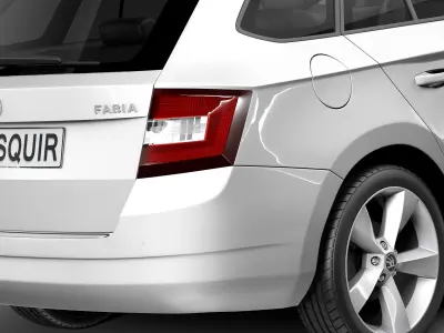 Skoda Fabia Combi 2015 3D model
