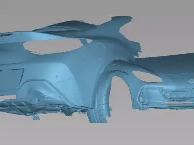 Subaru BRZ ZD8 3D Scan Data 3D model