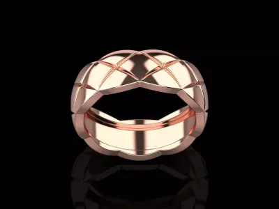 Coco Crush ring 18 - 18-5 Sizes N228 3D print model