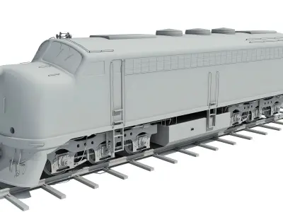 Train Locomotive Models 3D model