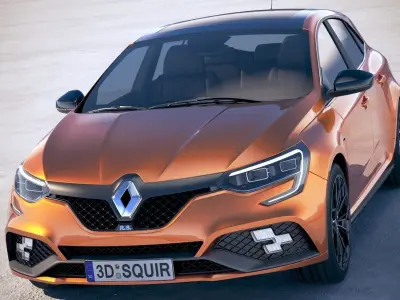 Renault Megane RS 2018 3D model